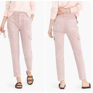 J. Crew The New Straight Leg Cargo Pant in Pale Blossom - Size 24p